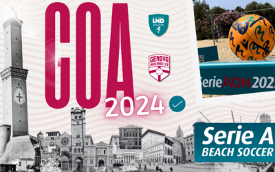 Genova ospiterà una tappa del campionato di Serie A  Beach Soccer nell’estate 2024!